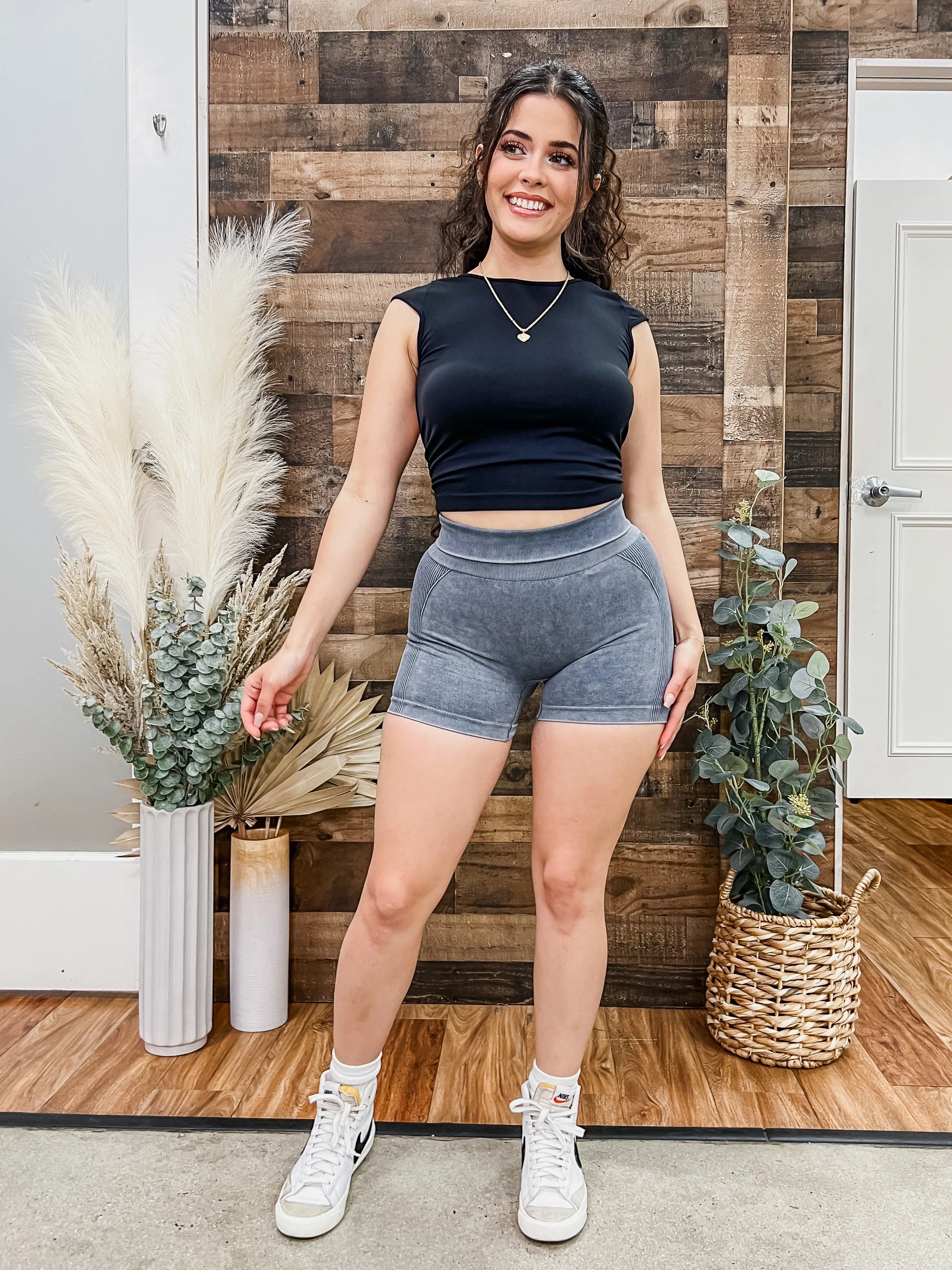 Alex Washed Perfect Peach Shorts