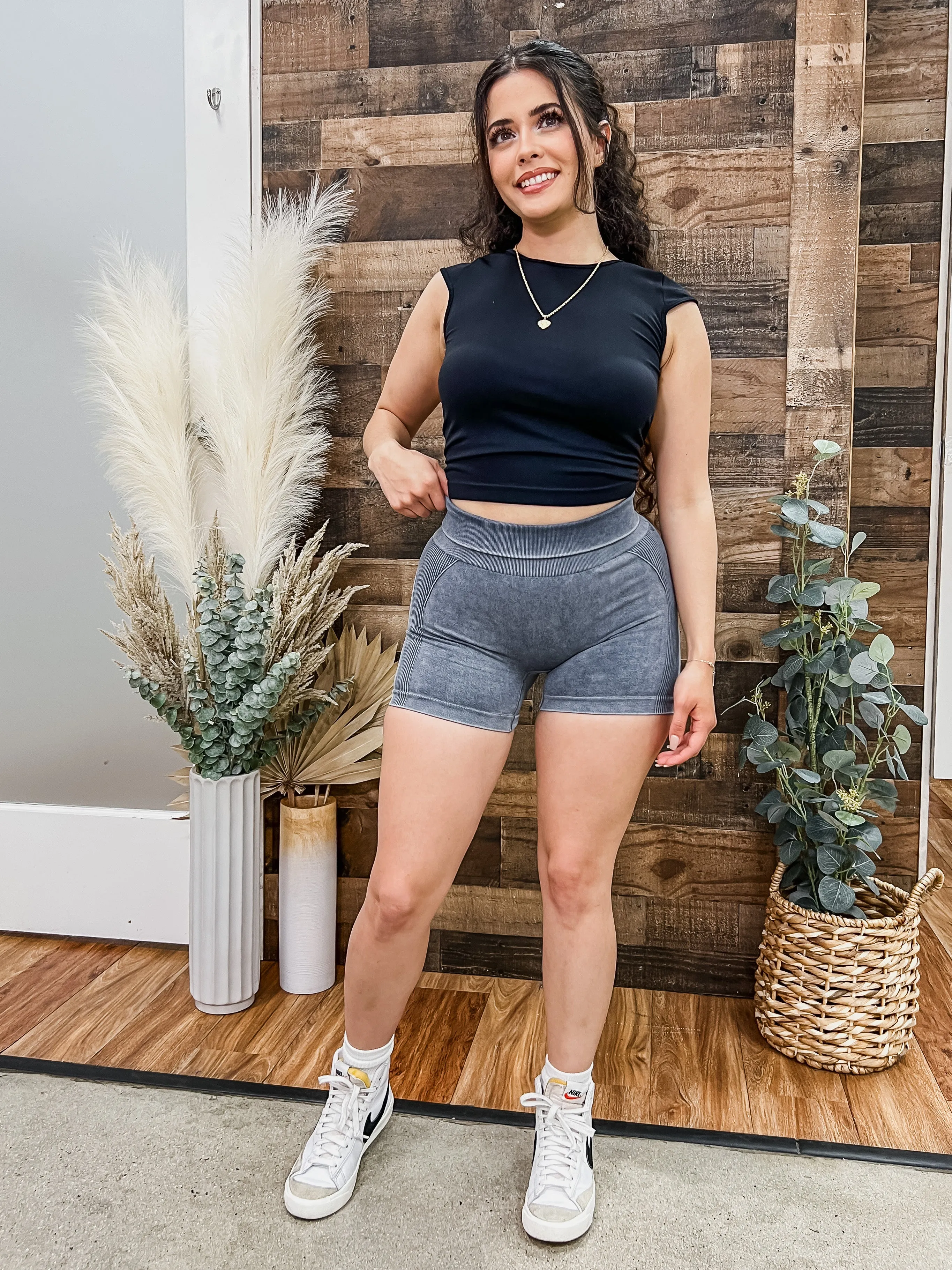 Alex Washed Perfect Peach Shorts