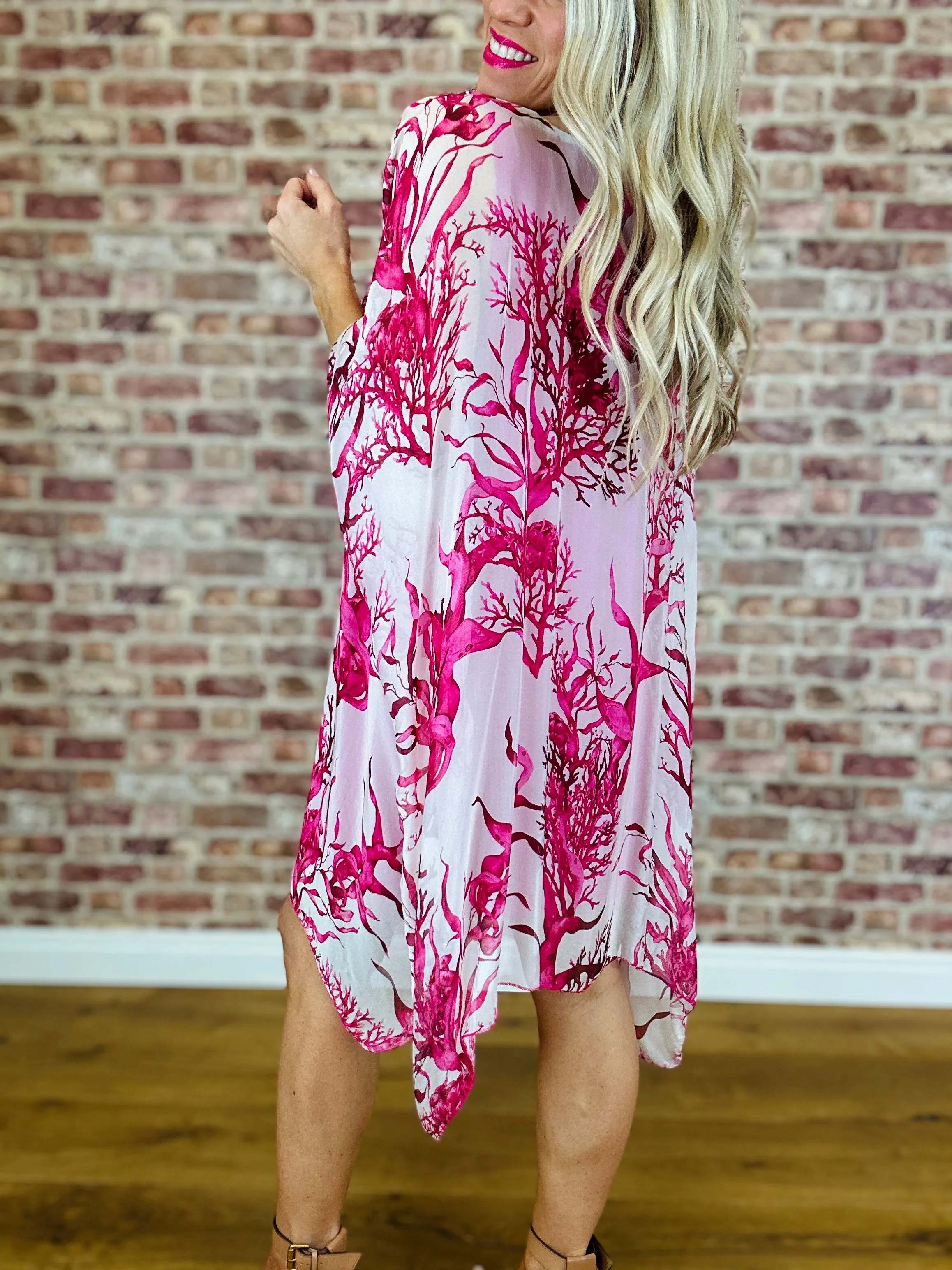 Coral Bay Silk Top
