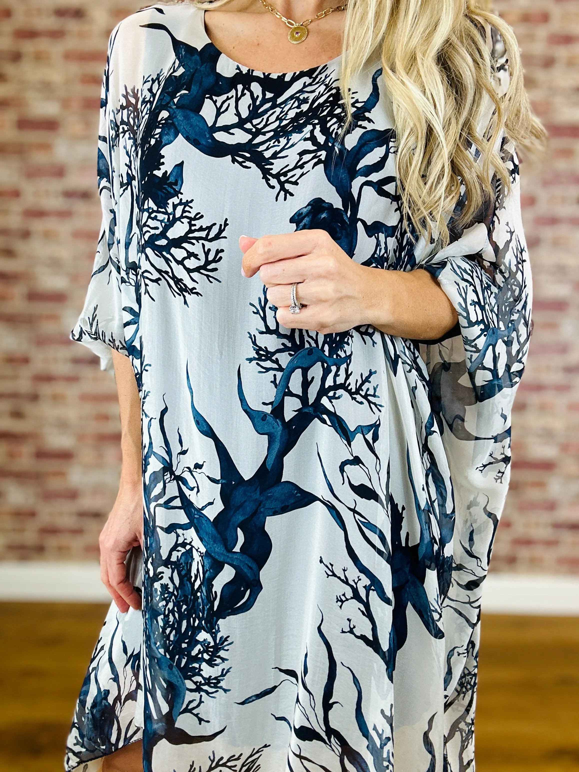 Coral Bay Silk Top