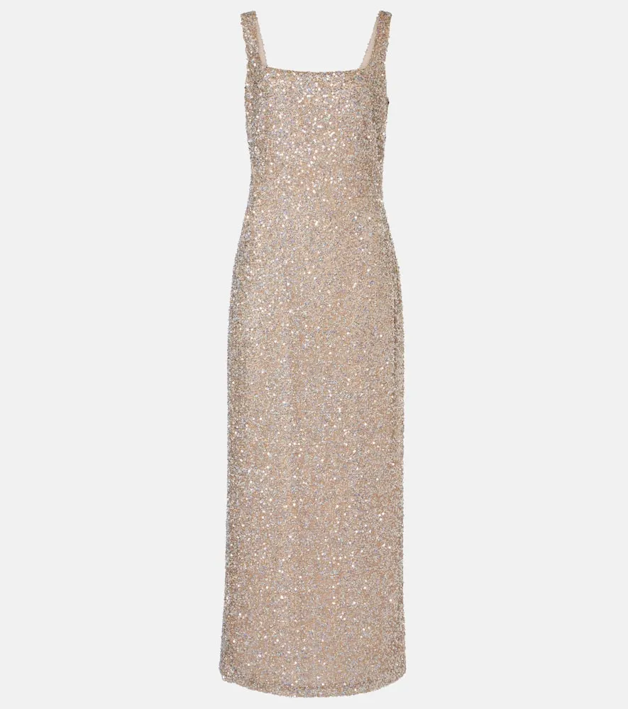 Costarellos Harper sequined gown