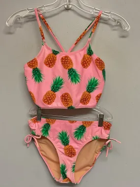 Crew Cuts Size 14 Pink & Brown Big Girls Swimwear & Cover-Ups