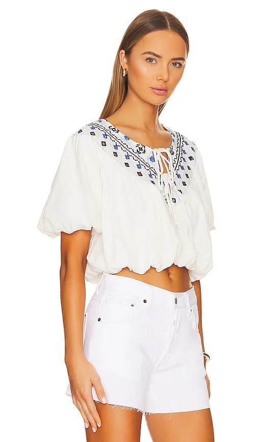 Free People Joni Top in Ivory