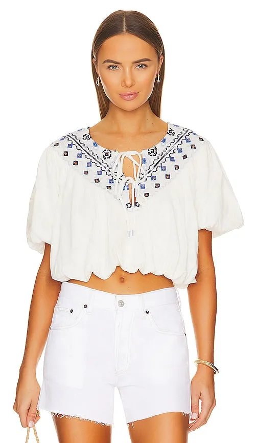 Free People Joni Top in Ivory