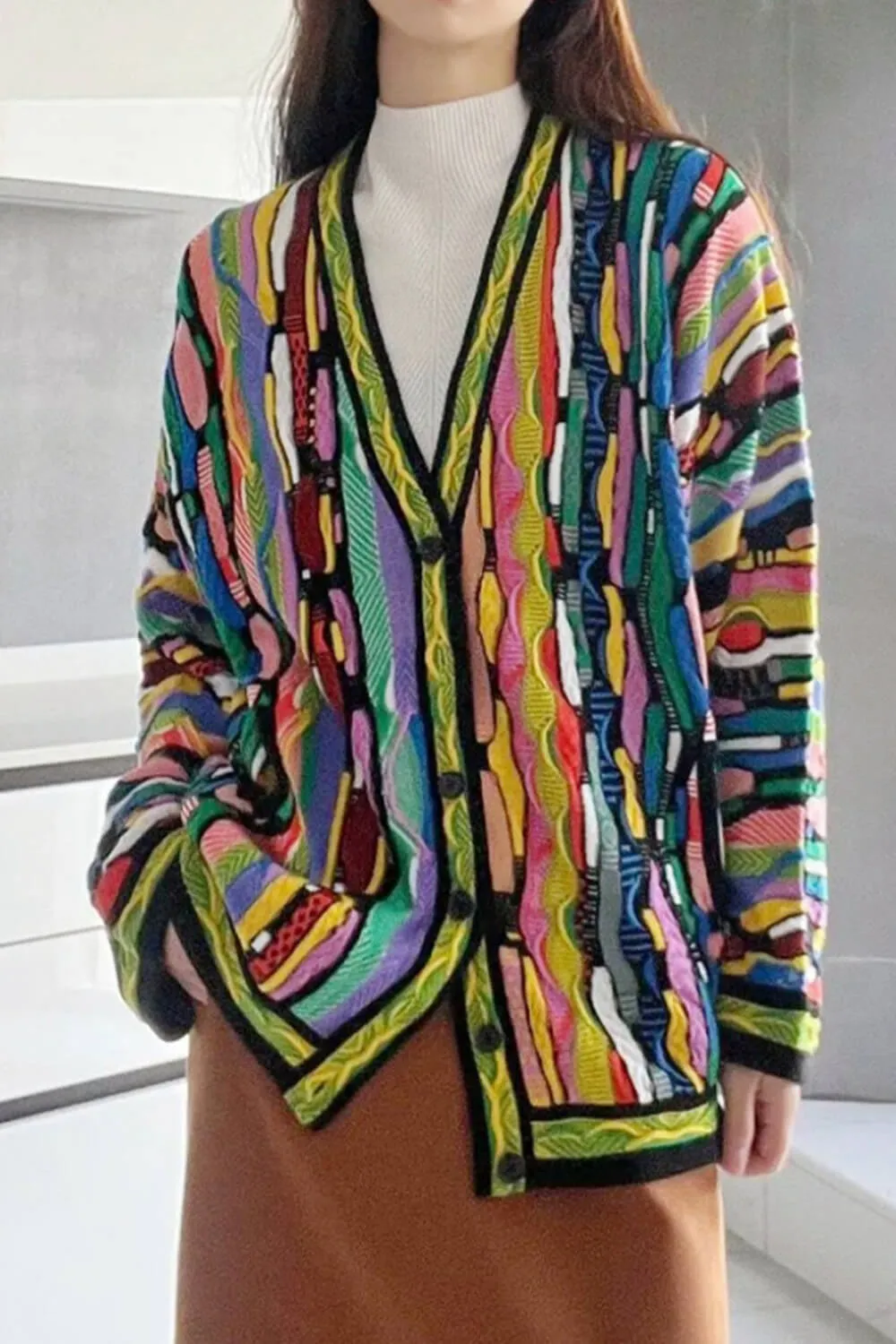 Grandmacore Aesthetic Coogi Cardigan Soft Colors