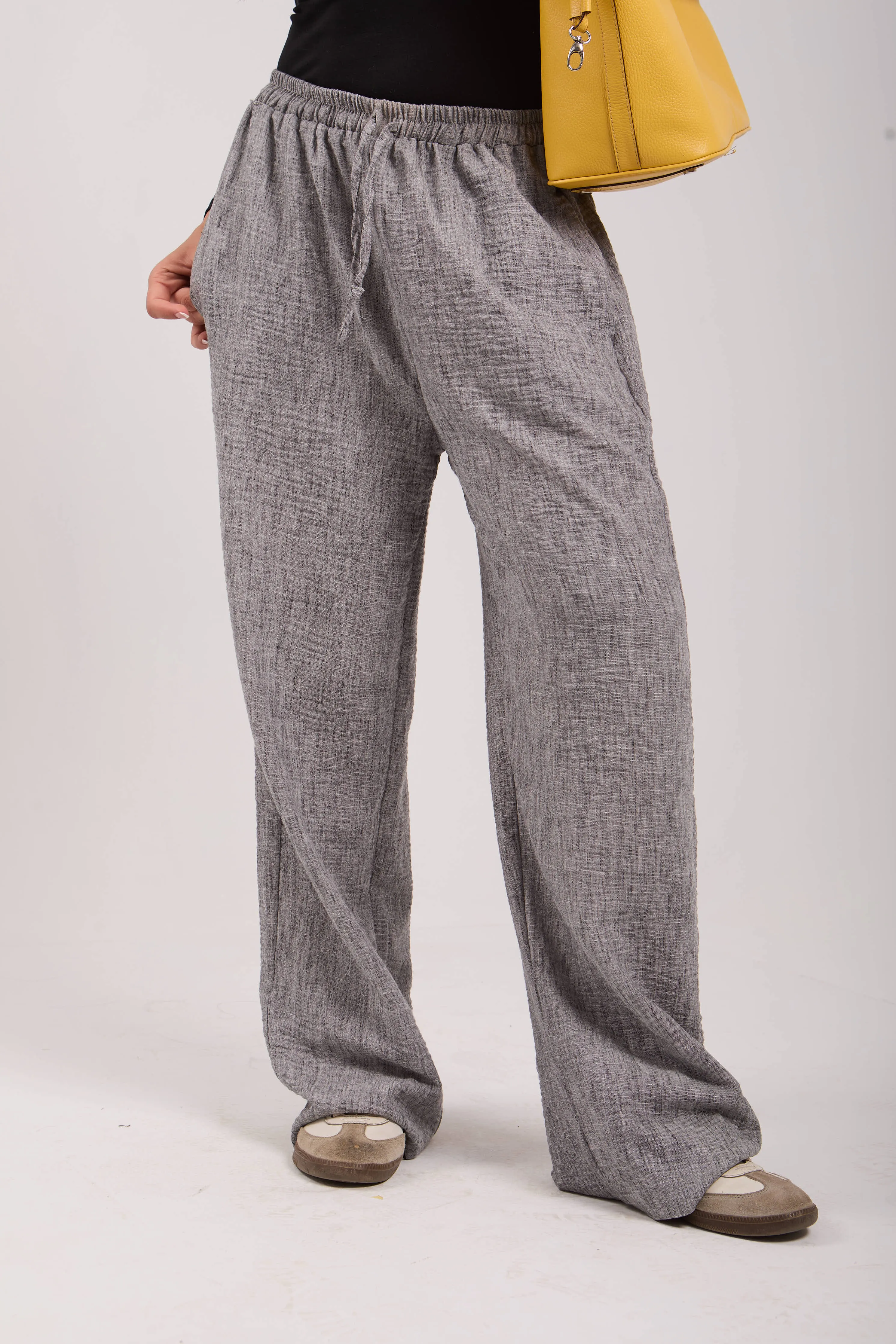 Linen Drawstring Pants