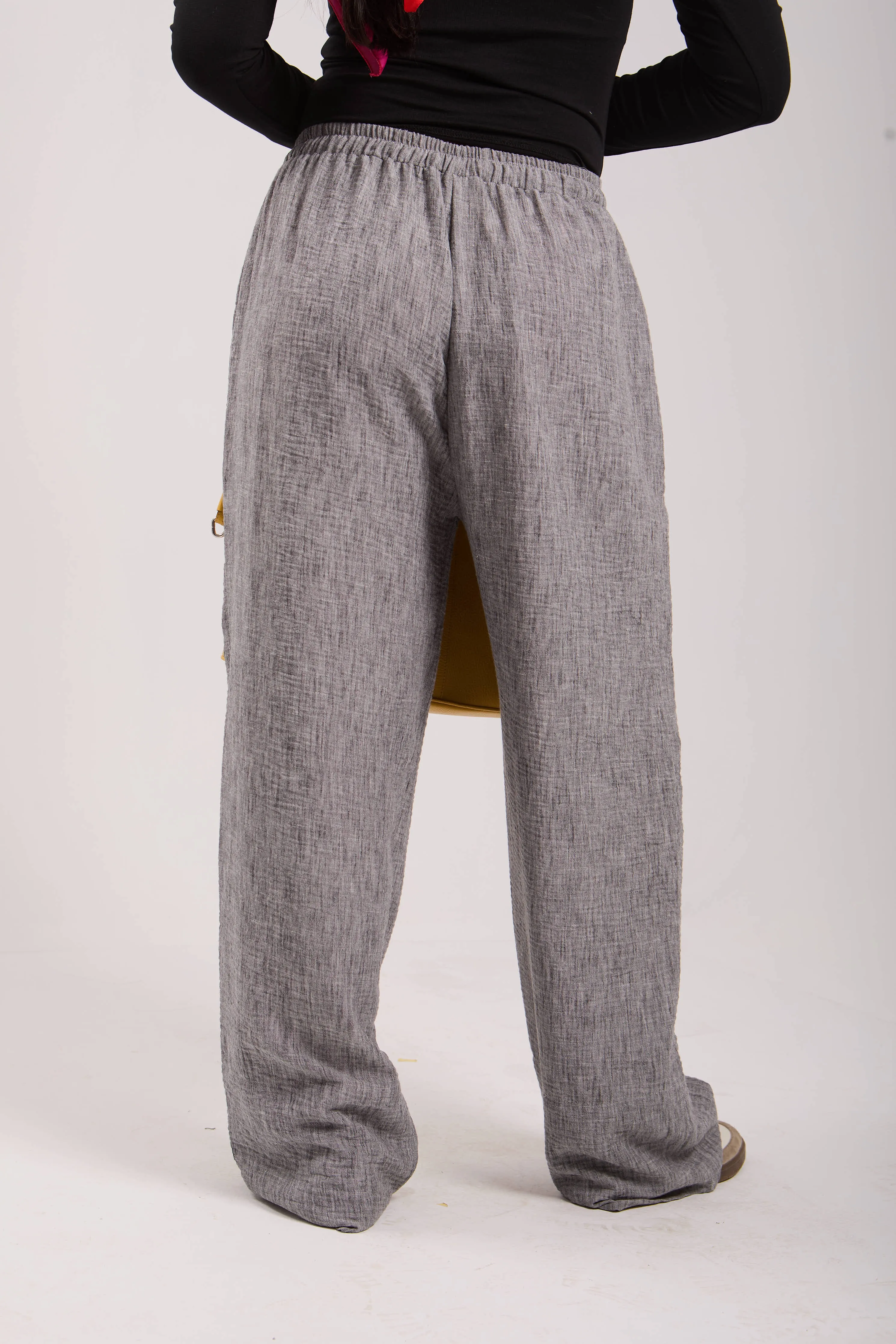 Linen Drawstring Pants