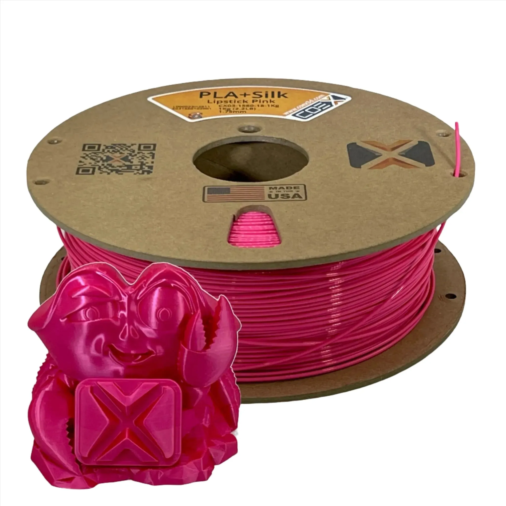 Lipstick Pink PLA Silk
