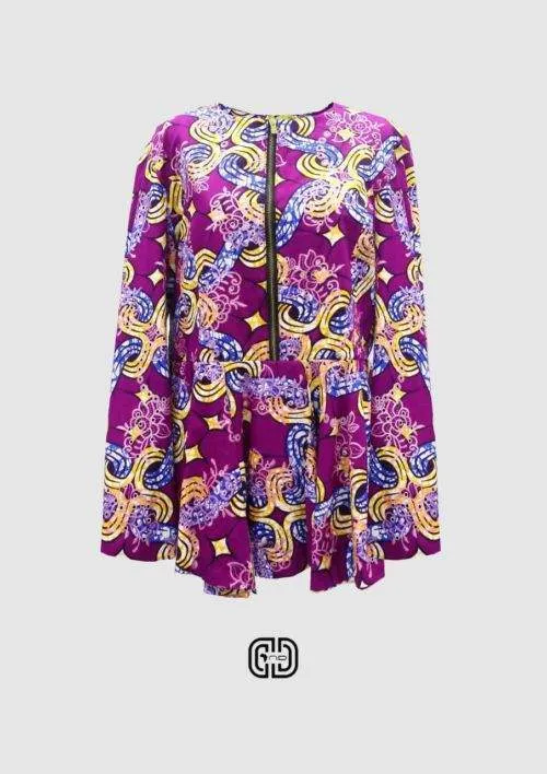 Long Sleeved Flower Top