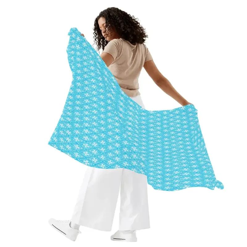 Make a Splash in Our Turquoise Polka Dot Sarong Bikini Cover Up