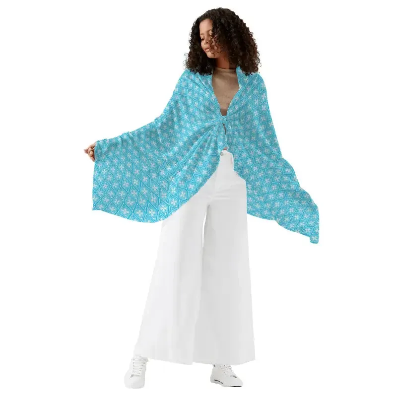 Make a Splash in Our Turquoise Polka Dot Sarong Bikini Cover Up