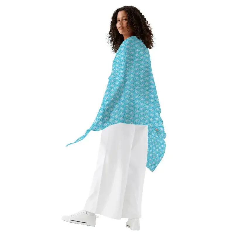 Make a Splash in Our Turquoise Polka Dot Sarong Bikini Cover Up