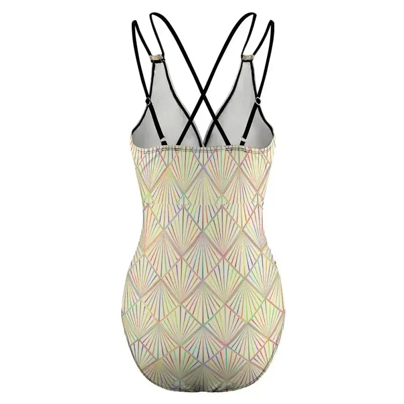 Mermaid Dreams Light Yellow One-Piece Swimsuit for Splashy Fun
