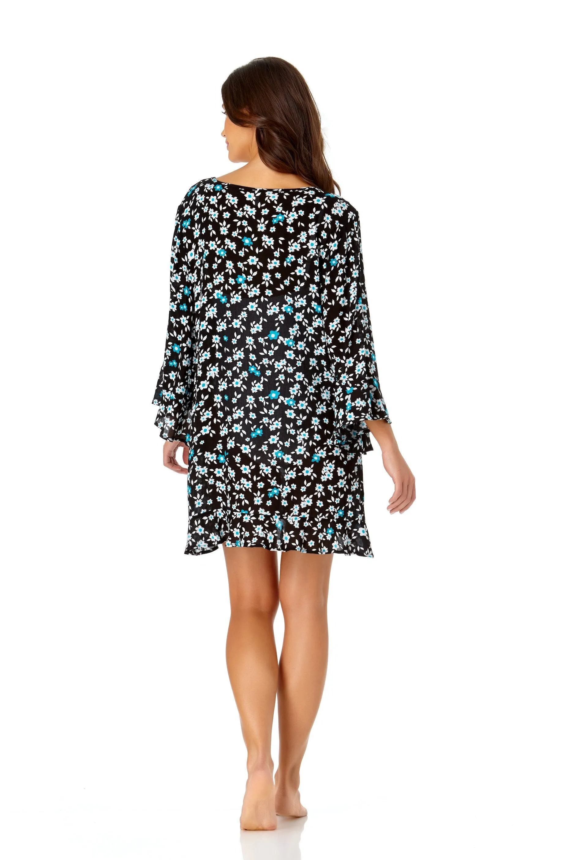 Pre-Order Anne Cole® Beautiful Bunches Tunic Swimsuit Cover-Up